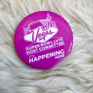 Vegas Super Bowl Pin